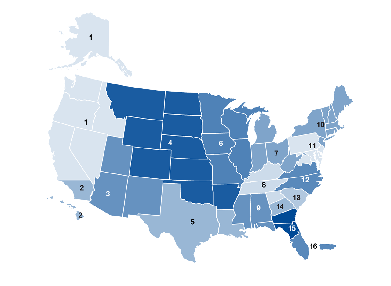 Pest Control Sales rep map