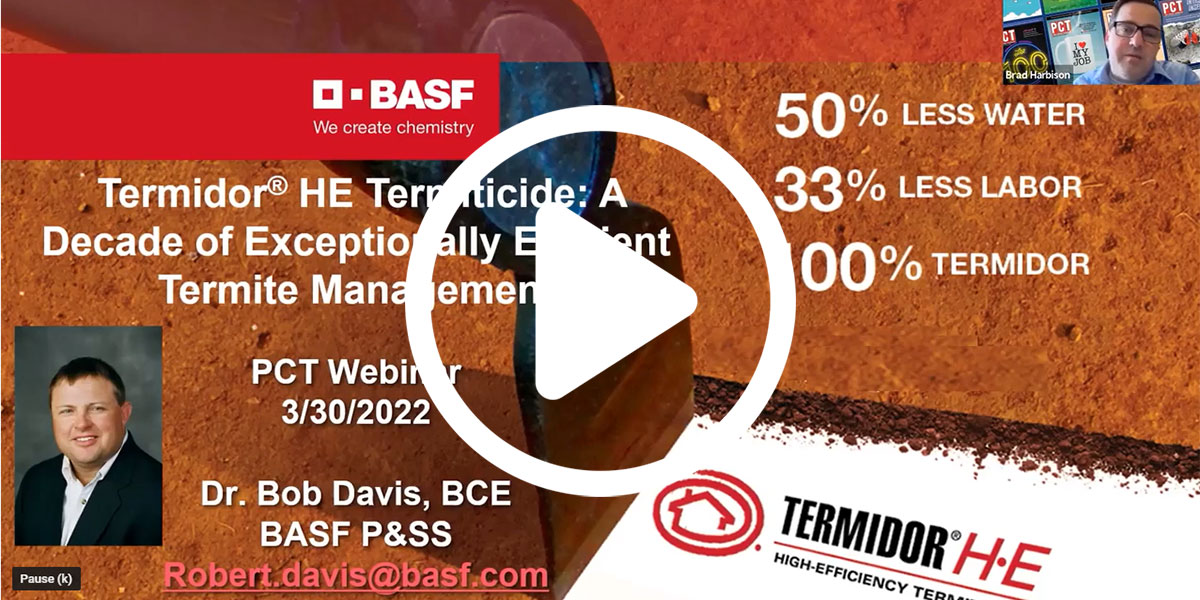 Termidor® HE Termiticide: A Decade of Exceptionally Efficient Termite Management